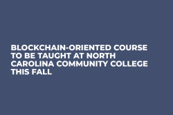 Blockchain-Oriented Course to Be Taught at North Carolina Community College This Fall