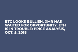 BTC Looks Bullish, XMR Has Waited For Opportunity, ETH Is In Trouble: Price Analysis, Oct. 5, 2018