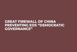 Great Firewall of China Preventing EOS “Democratic Governance”