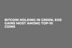 Bitcoin Holding in Green, EOS Gains Most Among Top-10 Coins