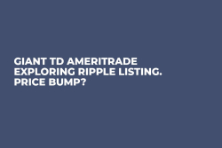 Giant TD Ameritrade Exploring Ripple Listing. Price Bump?