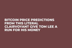 Bitcoin Price Predictions from This Literal Clairvoyant Give Tom Lee a Run for His Money 