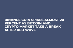 Binance Coin Spikes Almost 20 Percent as Bitcoin and Crypto Market Take a Break After Red Wave