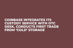 Coinbase Integrates Its Custody Service with OTC Desk, Conducts First Trade from ‘Cold’ Storage Coinbase Integrates Its Custody Service with OTC Desk, Conducts First Trade from ‘Cold’ Storage