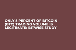 Only 5 Percent of Bitcoin (BTC) Trading Volume Is Legitimate: Bitwise Study 
