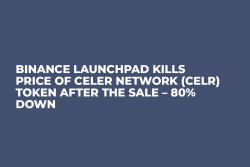 Binance Launchpad Kills Price of Celer Network (CELR) Token After the Sale – 80% Down