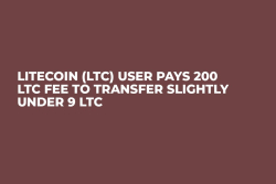 Litecoin (LTC) User Pays 200 LTC Fee to Transfer Slightly Under 9 LTC
