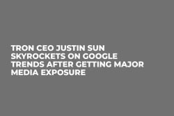 Tron CEO Justin Sun Skyrockets on Google Trends After Getting Major Media Exposure