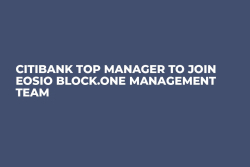 Citibank Top Manager to Join EOSIO Block.one Management Team