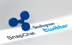 Ripple Promotes XRP on Twitter, Instagram, Facebook and SnapChat, Community Somewhat at a Loss