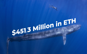 Whales Move $451.3 Million in ETH from Top Exchanges, ETH Balance on Platforms Hits Major Low