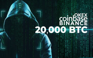 20,000 Bitcoins (BTC) Left Coinbase, OKEx, Binance. Who Is Withdrawing?