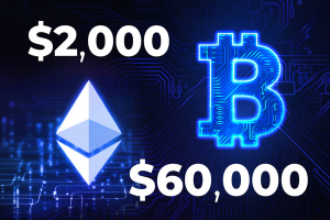 Bitcoin Hits $60,000, Ethereum Reaches $2,000 on the Same Day