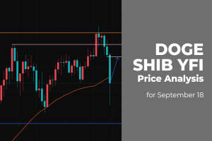 DOGE, SHIB and YFI Price Analysis for September 18