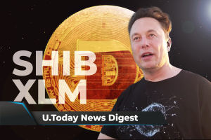Musk to Start Colony on Mars Using DOGE, SHIB Petition Exceeds 250,000 Signatures, XLM May Be in Trouble: Crypto News Digest by U.Today