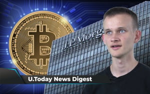 Bitcoin Tanks to $42K for 3 Reasons, JPMorgan Has Bearish Warning About ETH, Buterin Suggests New Fee Structure for ETH: Crypto News Digest by U.Today