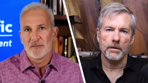 Bitcoin Hater Peter Schiff Grills Michael Saylor With Epic Question