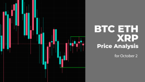 BTC, ETH and XRP Price Analysis for October 2