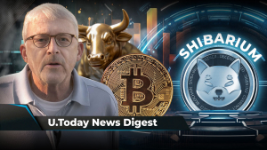 Peter Brandt Predicts Bitcoin Bull Run Till 2025, Shiba Inu Team Gives Crucial Statement on ShibaSwap and Shibarium, Tesla to Spend $10 Billion on AI Training This Year: Crypto News Digest by U.Today