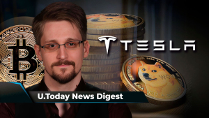 Edward Snowden Issues Crucial Bitcoin Warning, Tesla Officially Adds DOGE as Payment Option But There's a Catch, SHIB Might Be on Verge of Major Breakthrough: Crypto News Digest by U.Today