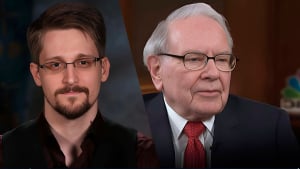 Edward Snowden Delivers Iconic Bitcoin Line as Berkshire Hathaway Falls 99.97%