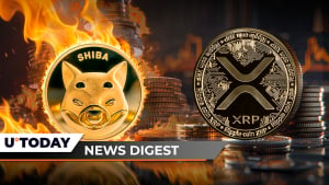 Shiba Inu Burn Rate Skyrockets 545%, 52 Million XRP Shifted in 13 Hours, Toncoin Surges 170% in Volume: Crypto News Digest by U.Today