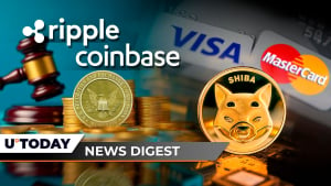 Crypto Industry Could Experience 'Ripple Effect,' Shiba Inu Launches On-ramp Feature with Visa and Mastercard, Goldman Sachs Reveals Massive Bitcoin ETF Holdings: Crypto News Digest by U.Today