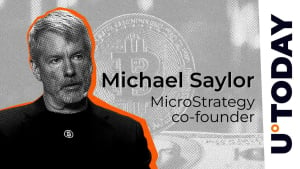 Saylor replaces water with Bitcoin 