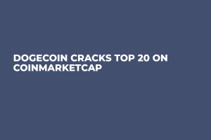 Dogecoin Cracks Top 20 on CoinMarketCap 