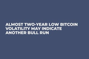 Almost Two-Year Low Bitcoin Volatility May Indicate Another Bull Run