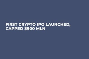 First Crypto IPO Launched, Capped $900 Mln