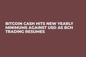 Bitcoin Cash Hits New Yearly Minimums against USD as BCH Trading Resumes
