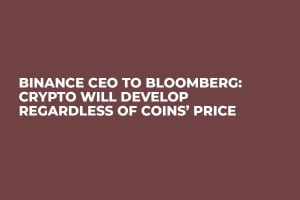 Binance CEO to Bloomberg: Crypto Will Develop Regardless of Coins’ Price