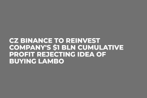 CZ Binance to Reinvest Company's $1 Bln Cumulative Profit Rejecting Idea of Buying Lambo