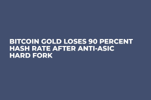 Bitcoin Gold Loses 90 Percent Hash Rate After Anti-ASIC Hard Fork
