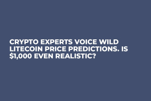 Crypto Experts Voice Wild Litecoin Price Predictions. Is $1,000 Even Realistic? Crypto Experts Voice Wild Litecoin Price Predictions. Is $1,000 Even Realistic?