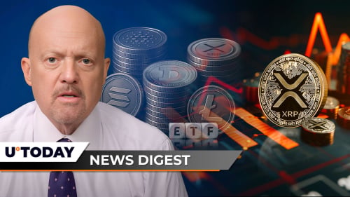 Jim Cramer는 Crypto를 구매한다고 말합니다. XRP, SOL, ADA, DOGE 및 LTC FACE ETF 철수; 1억 5 천 5 백만 달러의 XRP 거래 종료 재난 - 암호화 뉴스 다이제스트