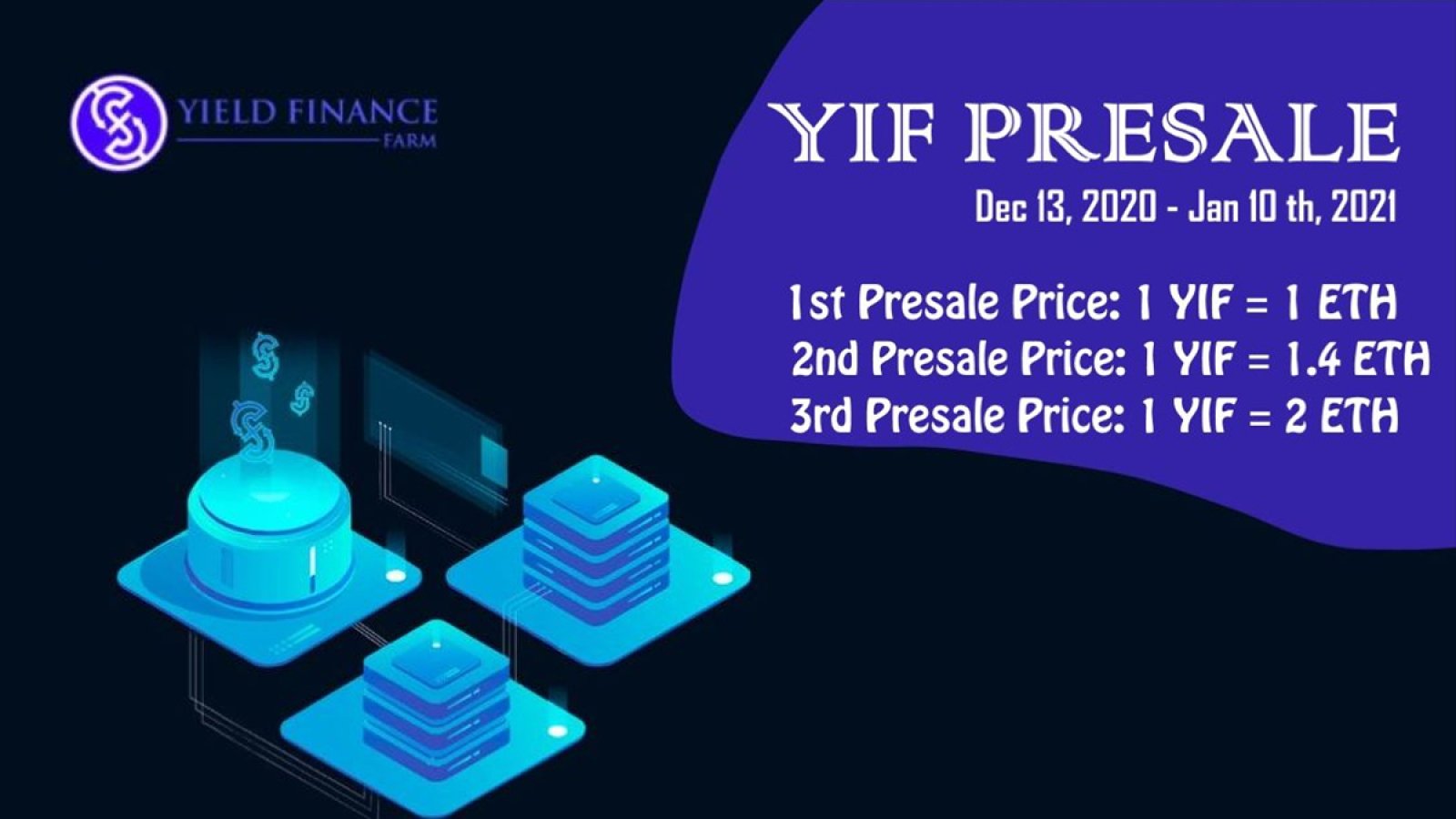 YieldFinanceFarm is The Next Generation Of DeFi Farm To Earn Maximize Rewards - YIF Presale Is Now Live!