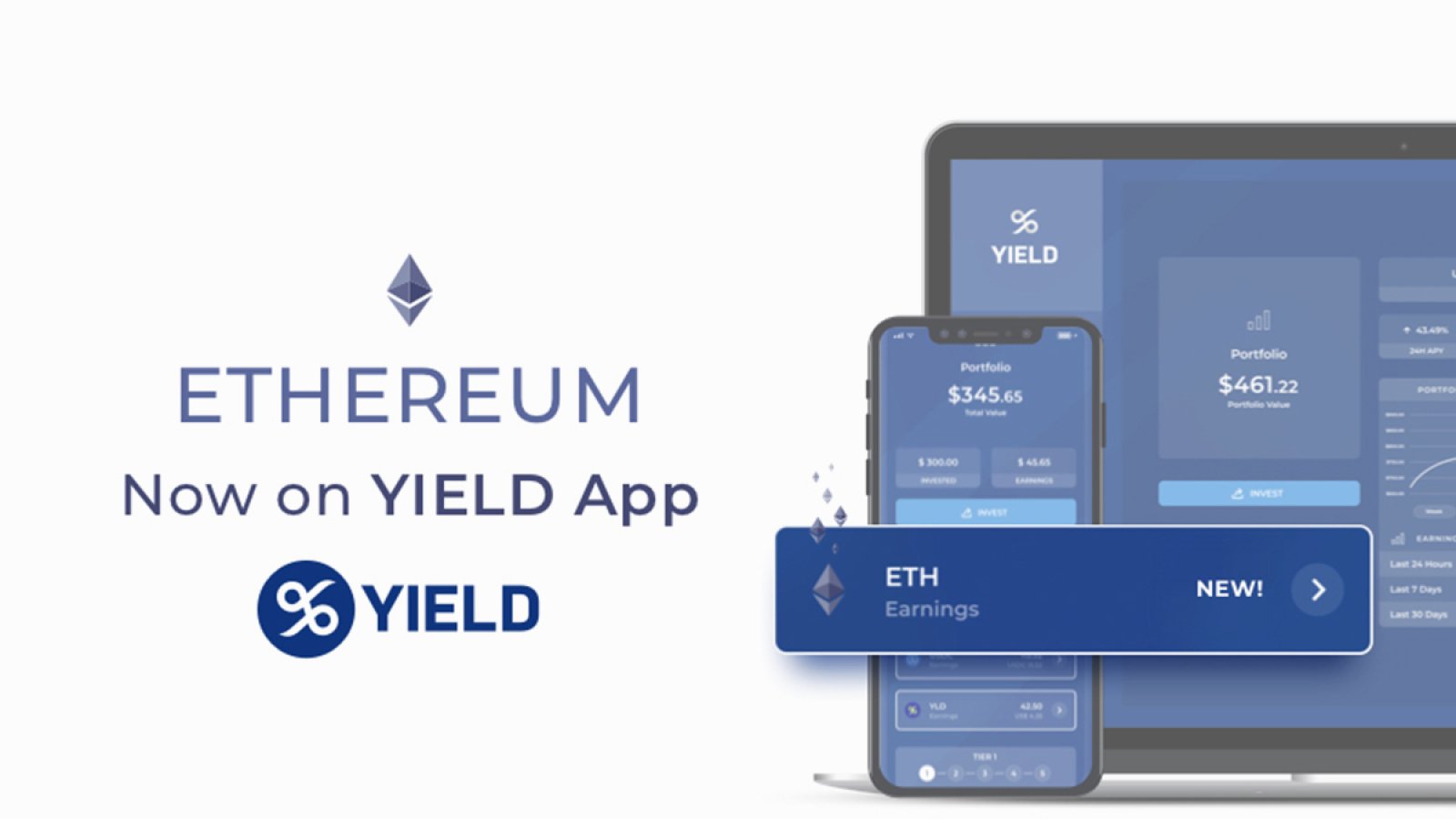 YIELD App Launches Ethereum Fund, Gives Users Up To 20% APY