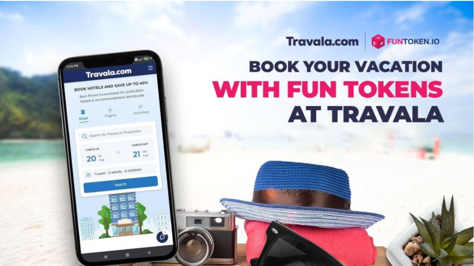 Travala.com Adds FUN Token to Its Crypto Payments Roster