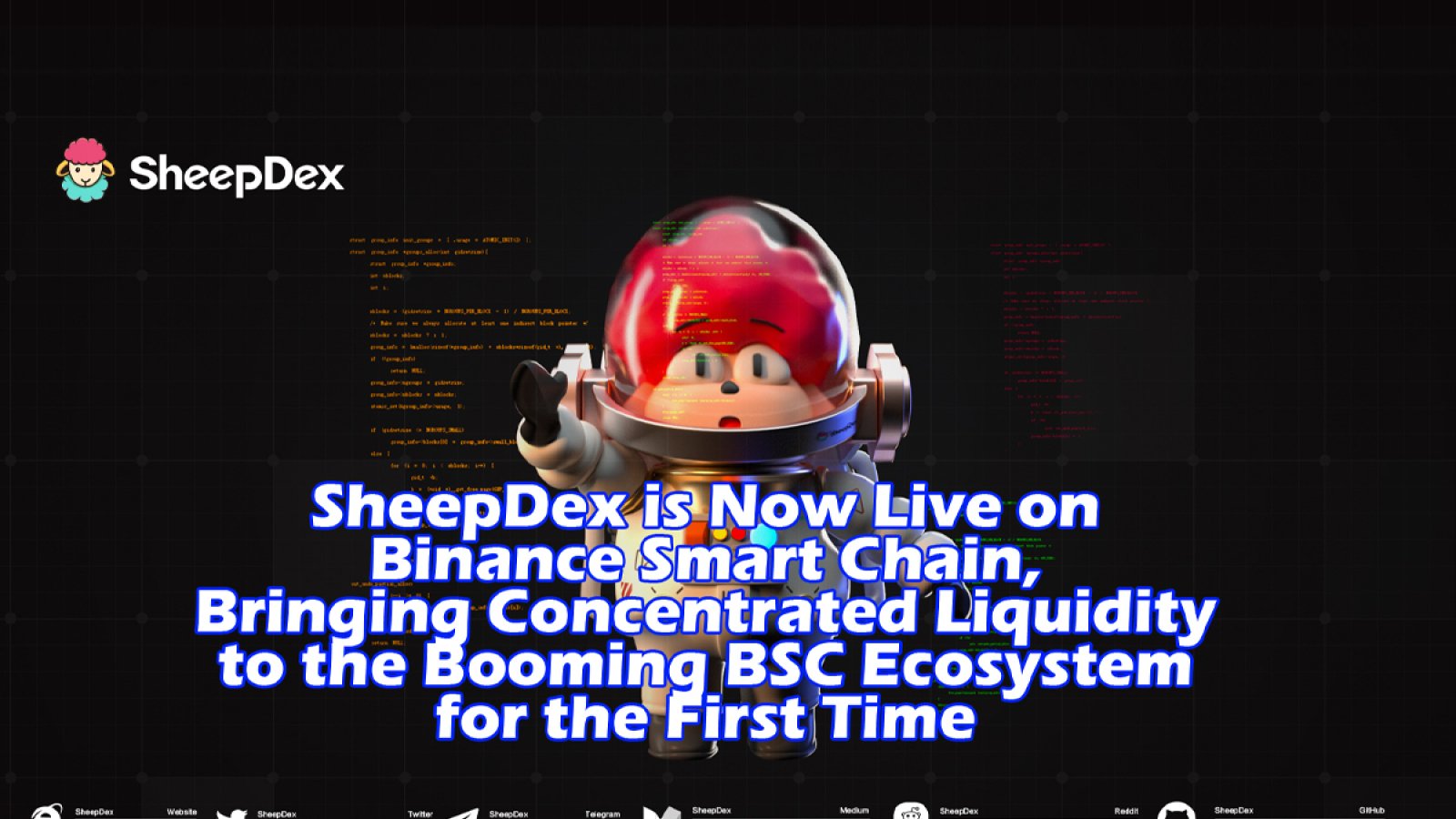 SheepDex is Now Live on Binance Smart Chain, Bringing Concentrated Liquidity to the Booming BSC Ecosystem for the First Time