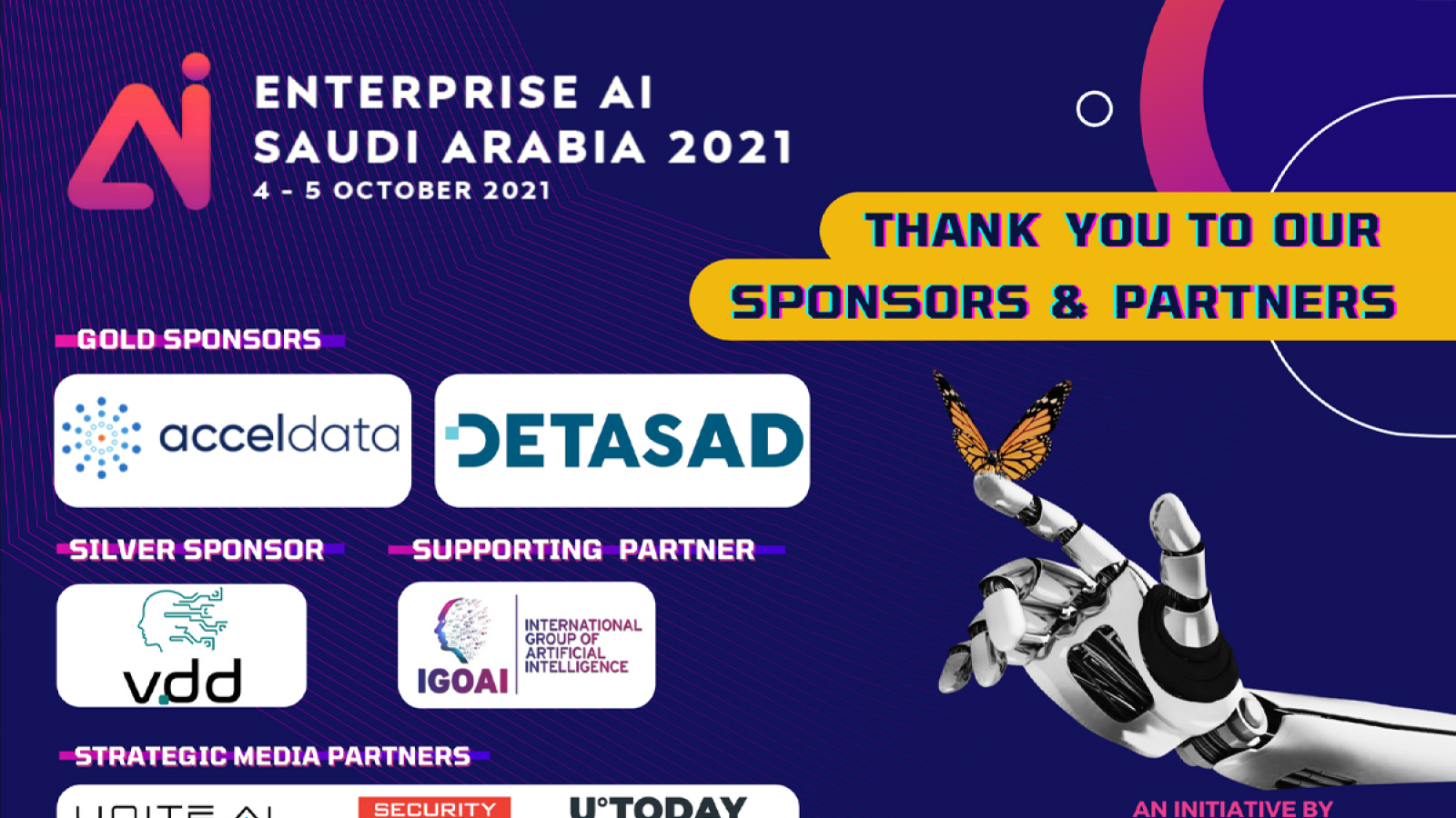 Summary of the 2-day Virtual Summit Enterprise AI Saudi Arabia 2021