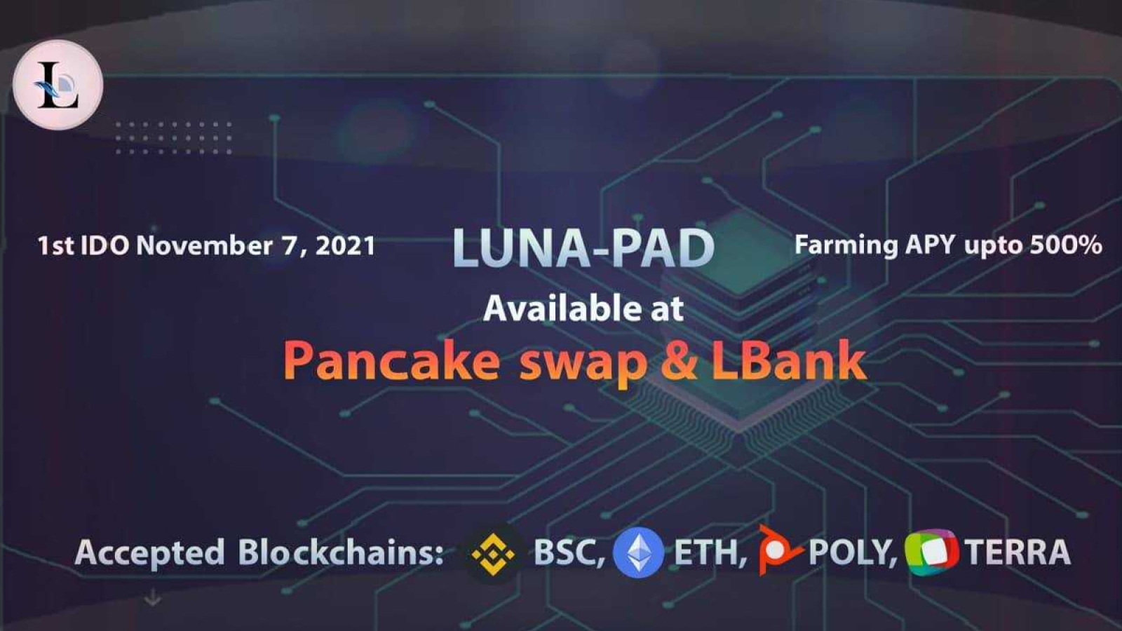 Luna-Pad Now Available on Crypto Exchange LBank