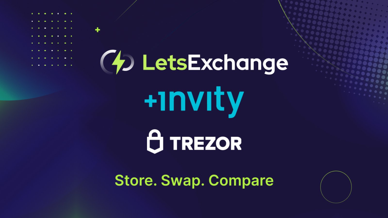 Trezor and Invity Enhance Their Crypto Exchange Functionality by Integrating With LetsExchange