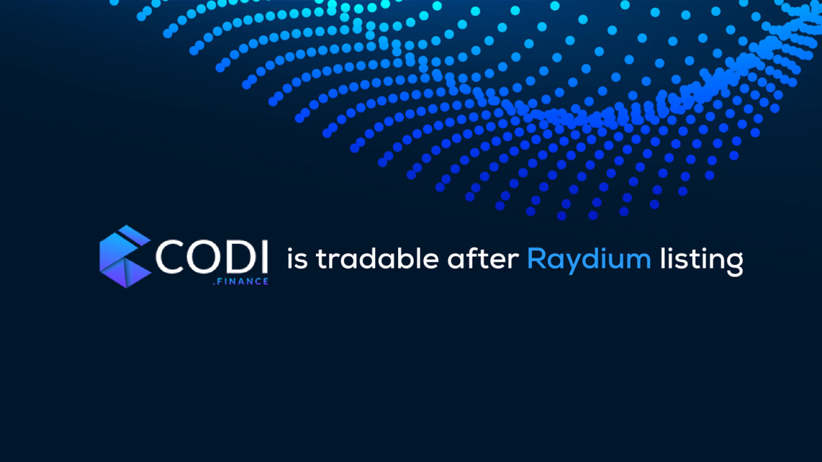 CODI Finance, the Newly Rallying DeFi Project, Is Listed on Raydium 