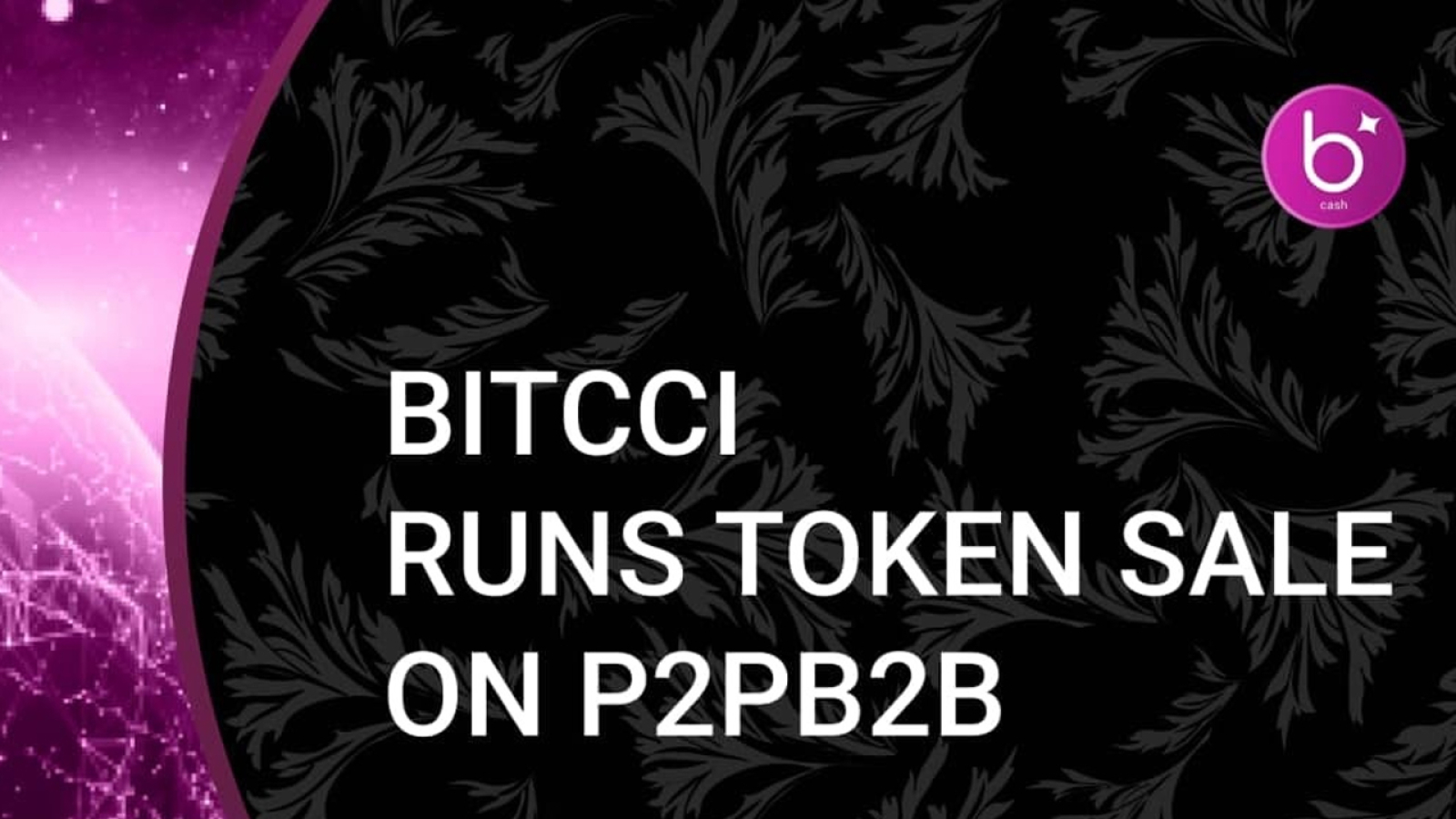 bitcci Runs Token Sale on March on P2PB2B