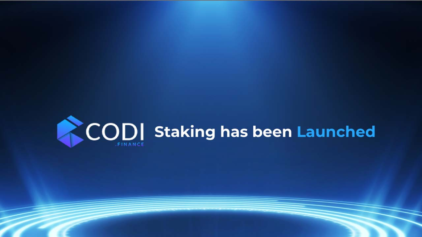 CODI Finance Announces Launch of Staking Platform