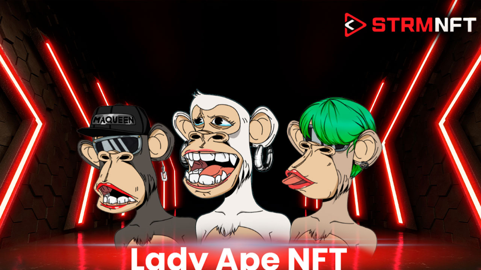 Lady Ape NFT Pre-booking Extended Until July 16 on STRMNFT Marketplace