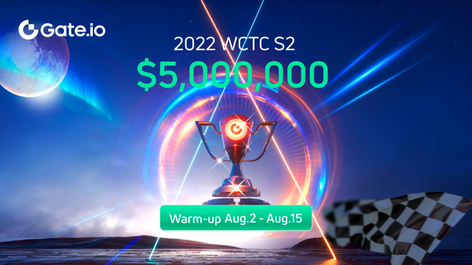 $5M Prize Pool Announced as WCTC Season 2 Registration Opens on Gate.io