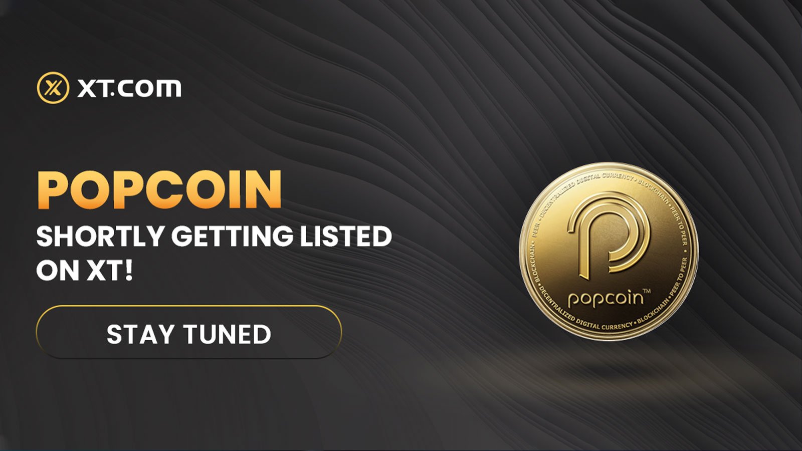 POPCOIN Gets Listed On XT.COM With Tether Trading Pair